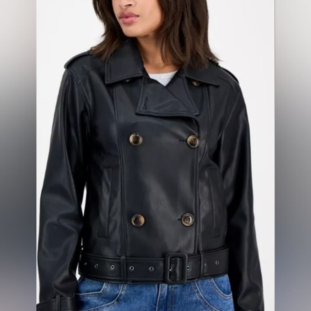 Steve Madden Black Leather Jacket